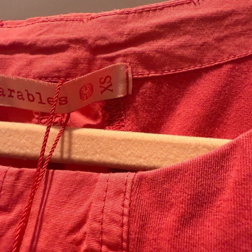 Wearables Washed Red Ruched Dress - Picture 8 of 9